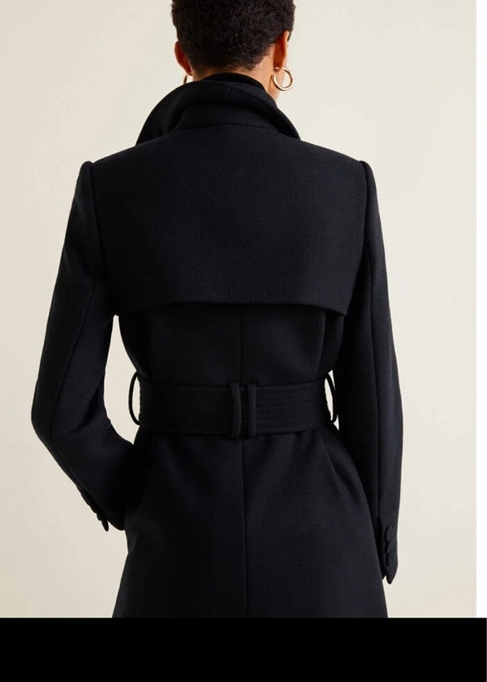 Mango lacivert kaban - Görsel 5