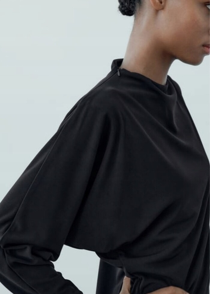 Zara asimetrik elbise - Görsel 3