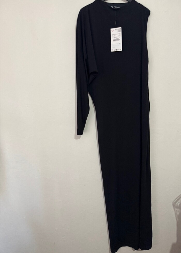 Zara asimetrik elbise - Görsel 4