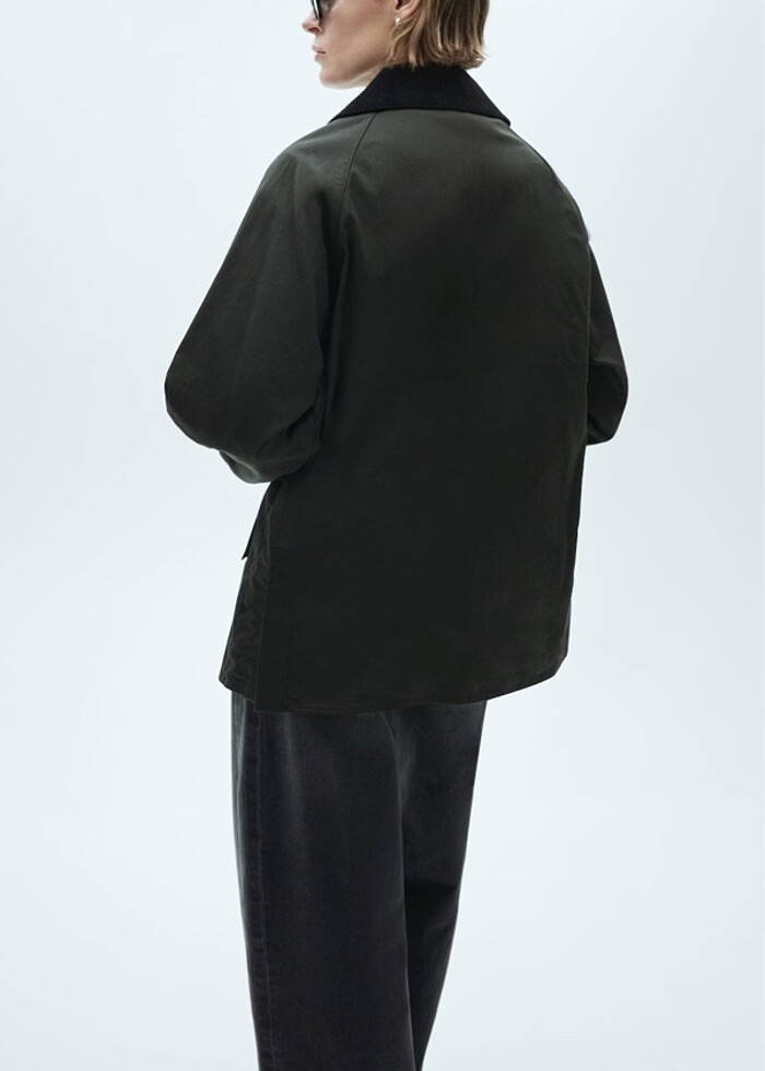 Mango mumlu görünümlü parka - Görsel 2