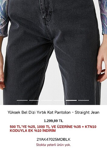 Koton Koton kot pantolon 