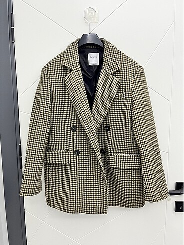 Bershka Yün Karışımlı Blazer