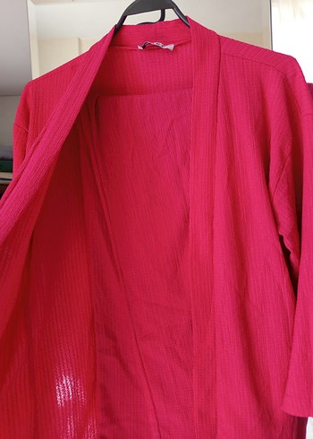 Diğer Pembe Uzun Kollu Kadın Kimono takım