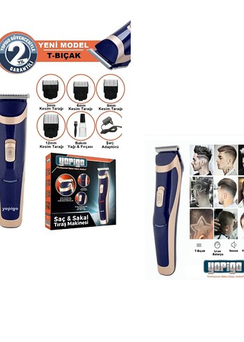Yopigo Saç & Sakal Tıraş Makinesi T-Bıçak