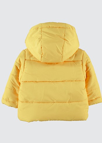 LC Waikiki ÜCRETSİZ Civil Baby Erkek Bebek Kapüşonlu Mont 12 - 18 Ay Hardal