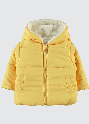 ÜCRETSİZ Civil Baby Erkek Bebek Kapüşonlu Mont 12 - 18 Ay Hardal