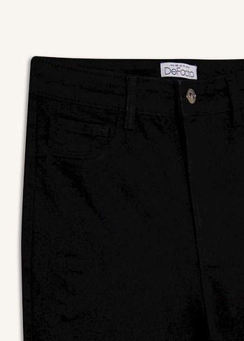 38 Beden beyaz Renk Jegging Yüksek Bel Bilek Boy Dar Paça Basic Düz Jean Pantolon