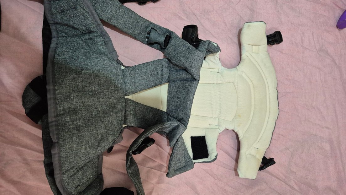 Gri Bebek Kanguru Taşıyıcı - Görsel 3