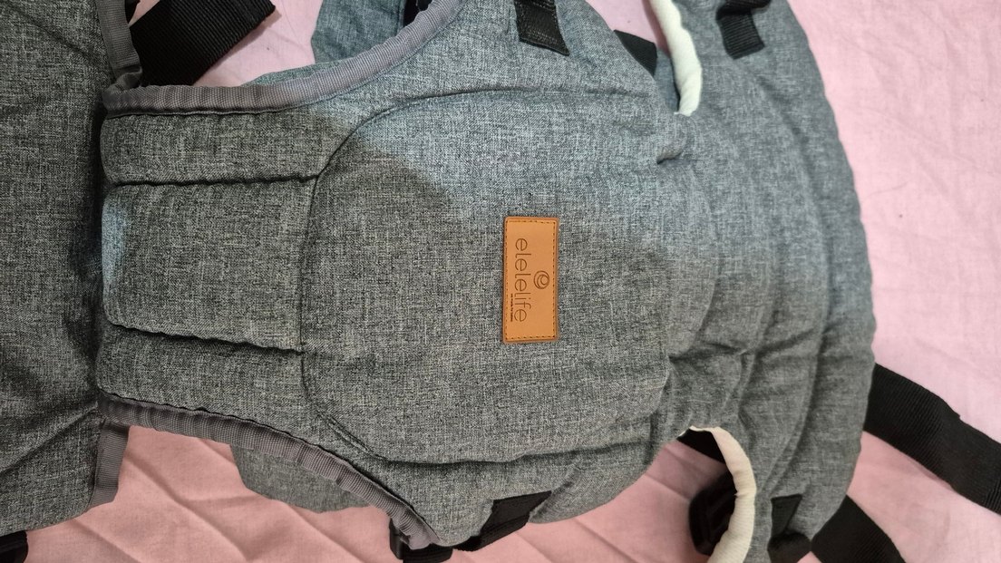 Gri Bebek Kanguru Taşıyıcı - Görsel 2