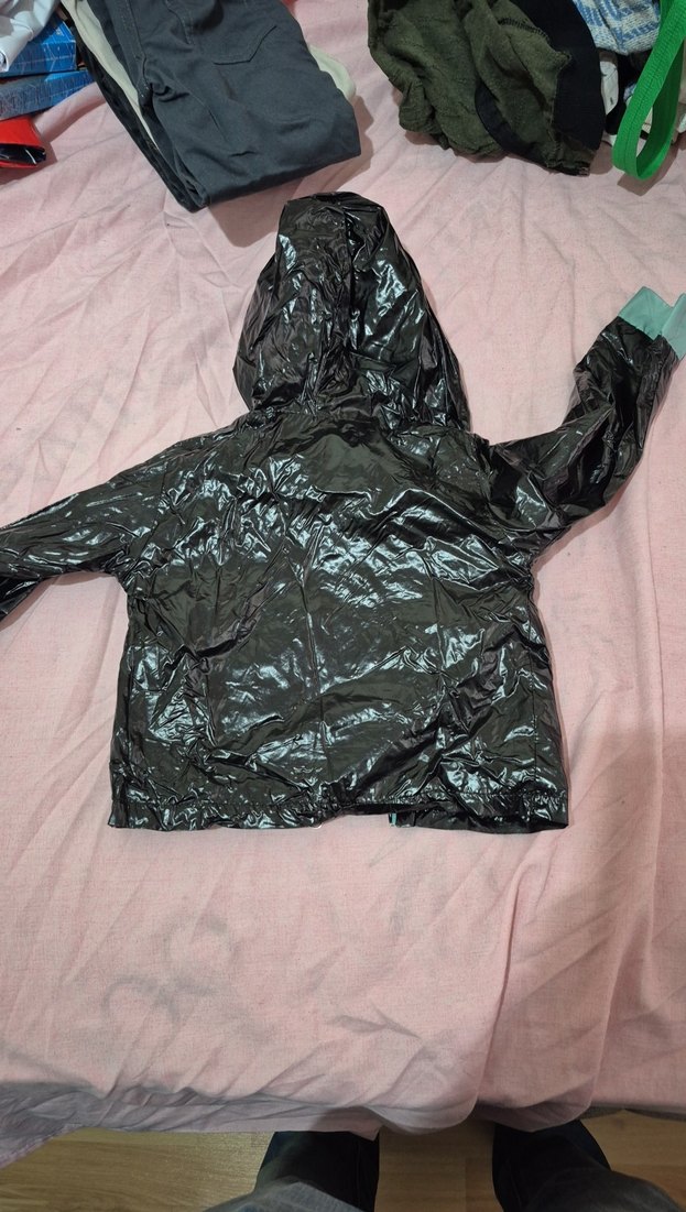 çocuk kapüşonlu ince ceket - Görsel 2