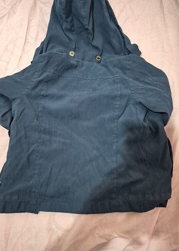 Koyu Mavi Düğmeli Erkek Çocuk trenckot - Görsel 3