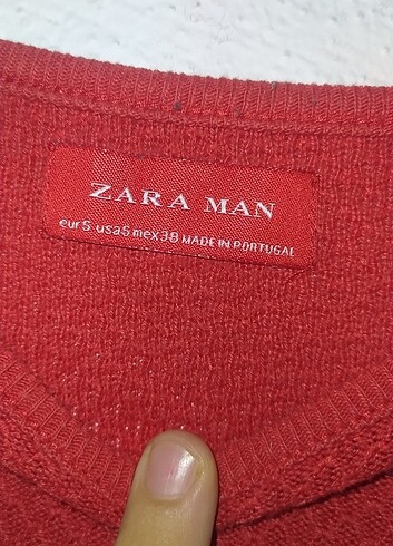 l Beden Zara kırmızı renk sweatshirt 