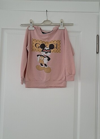 7 Yaş Beden Kız çocuk uzun kollu sweatshirt