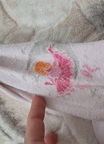 LC Waikiki Kız çocuk pembe renk külotlu çorap