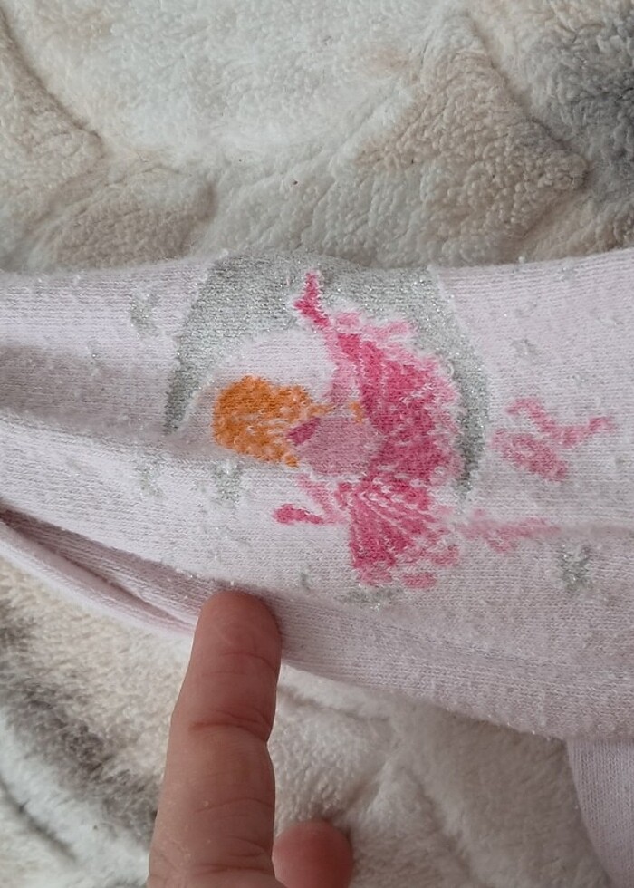 Kız çocuk pembe renk külotlu çorap - Görsel 2