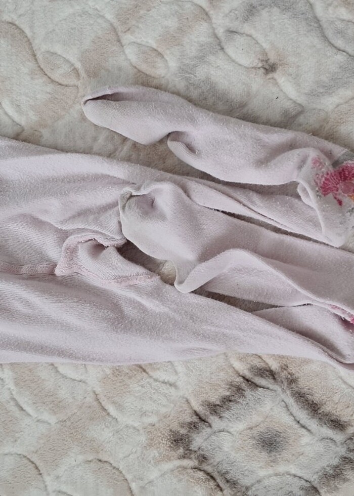 Kız çocuk pembe renk külotlu çorap - Görsel 4