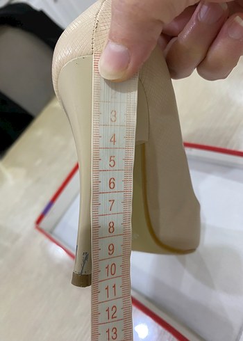 Bej Stiletto Topuklu Kadın Ayakkabı Polaris - Görsel 8