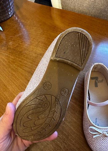 Kız Çocuk Bej Fiyonklu Babet - Görsel 4