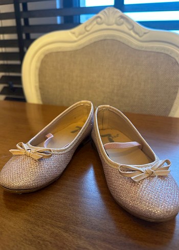 Kız Çocuk Bej Fiyonklu Babet - Görsel 2