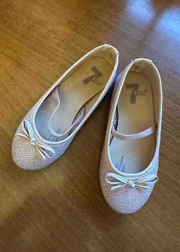 Kız Çocuk Bej Fiyonklu Babet - Görsel 3