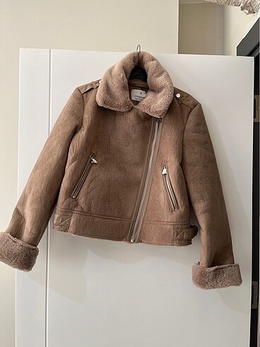 Stradivarius içi kürklü ceket mont