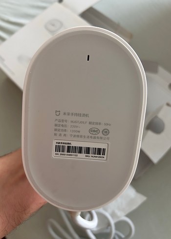 Xaomi Beyaz ve Gri El Tipi Ütü - Görsel 4