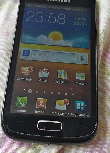 Samsung wolter GT I8150 İMEİ KAYITLI 