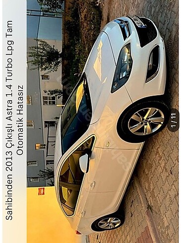 Opel astra 2012 sedan sol ayna kapağı