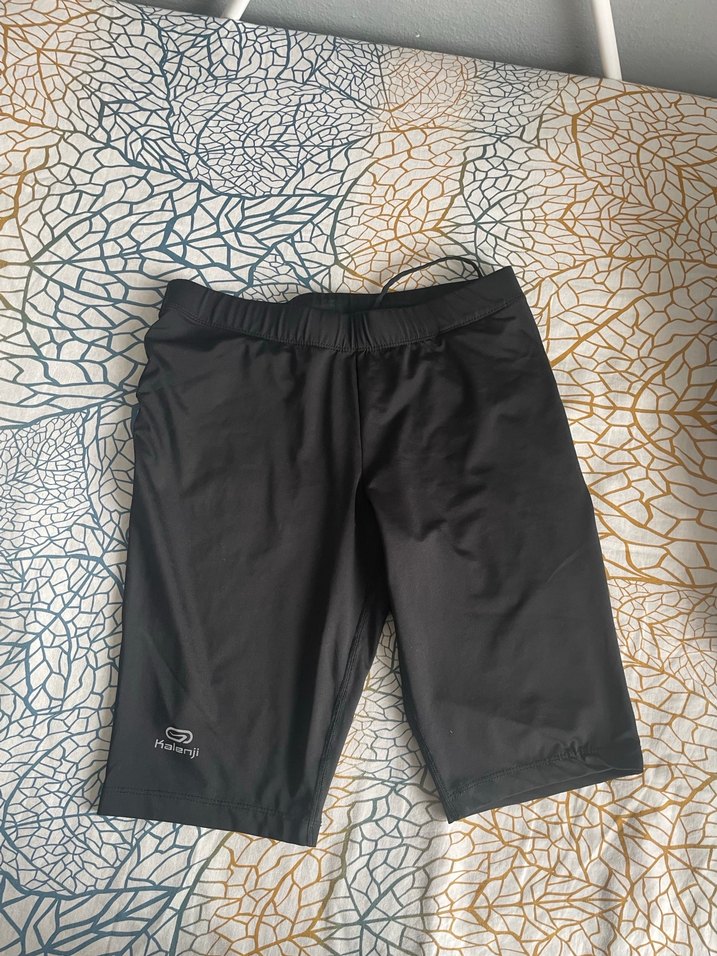 Siyah Basic Hamile Spor Şortu - Görsel 2