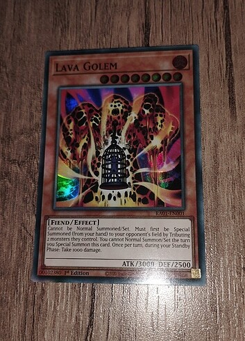  Yugioh Lava Golem 1 adet