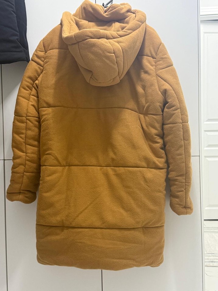 Kahverengi Fermuarlı Kadın Kışlık Mont - Görsel 2