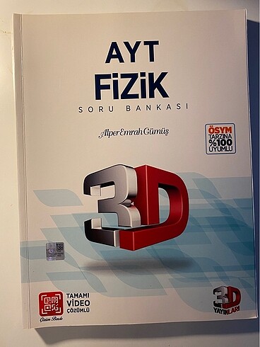 Ayt fizik soru bankası (3D yayınları )