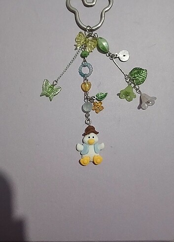 Accessorize Ördek bahçe temali anahtarlık çanta süsü 
