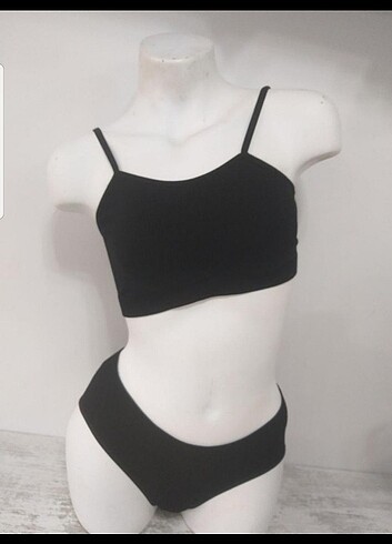 Crop alt çamaşır set ( kapsız model)