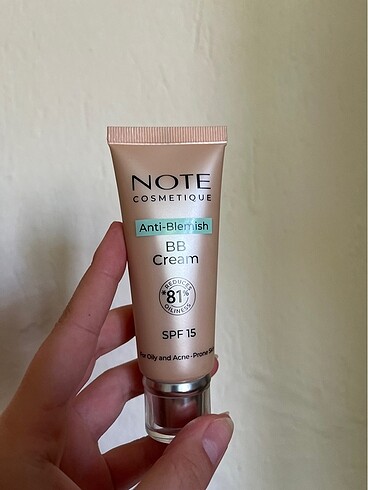 note anti-blemish bb krem 03 numara