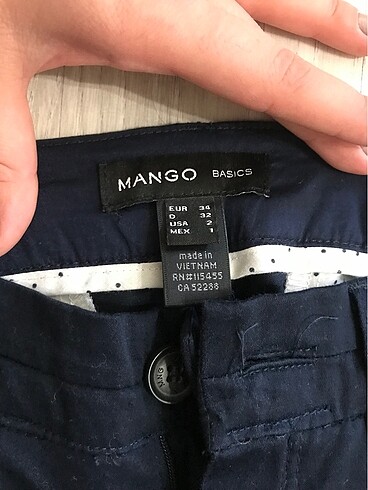 Mango Mango keten kumas karisik pantolon