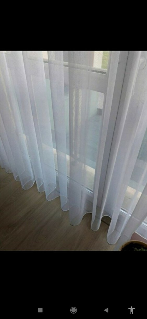 285 eninde 2.40 yüksekliğinde orta sıklıkta pileli Perde - Görsel 2