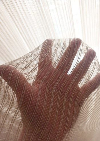 2.55 eninde 2.65 yüksekliğinde sık pileli çok açık kahve perde - Görsel 7