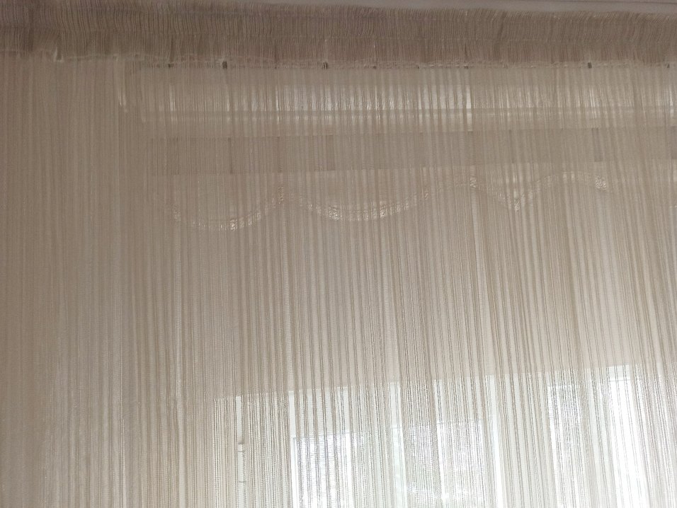 2.55 eninde 2.65 yüksekliğinde sık pileli çok açık kahve perde - Görsel 5