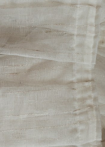 2.20 eninde 2.65 yüksekliğinde orta sıklıkta pileli perde - Görsel 7