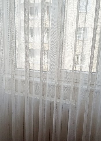 2.20 eninde 2.65 yüksekliğinde orta sıklıkta pileli perde - Görsel 5