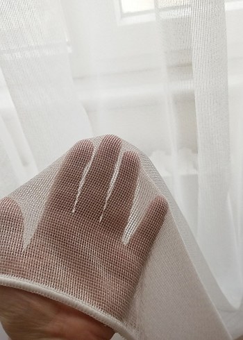 2.90 eninde 2.65'i yüksekliğinde orta sıklıkta pileli perde - Görsel 3