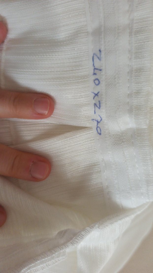 2.40 eninde 2.70 yüksekliğinde orta sıklıkta pileli perde - Görsel 5