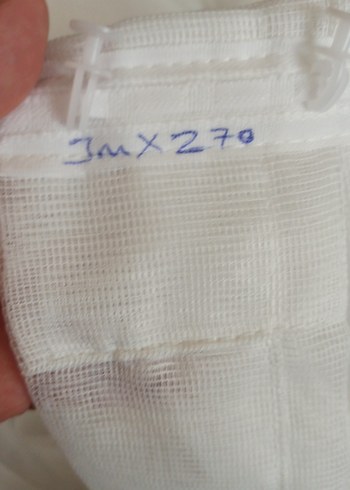 3m eninde 2.70 yüksekliğinde orta sıklıkta pileli perde - Görsel 7