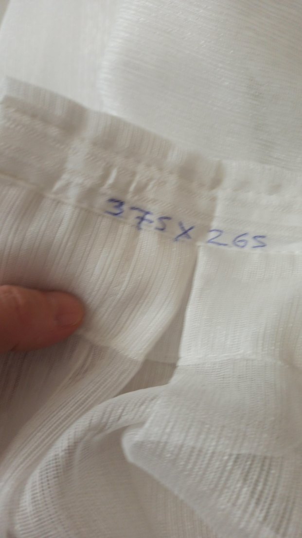 3.75 eninde 2.65 yüksekliğinde orta sıklıkta pileli perde - Görsel 4