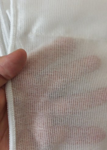 Diğer 3.60 eninde 2.60 yüksekliğinde pilesiz düz tül perde