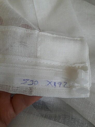 Diğer Tül Perde 5,30cm eninde 1,92cm boyu Pilesiz düz 