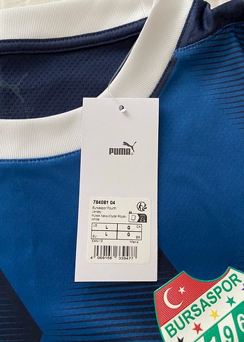Bursaspor Forma Puma Lacivert 2024-2025 L beden - Görsel 4