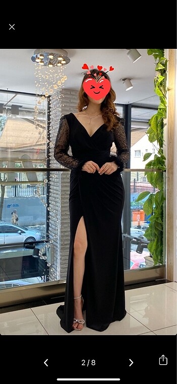 Gece abiye elbise - Görsel 8