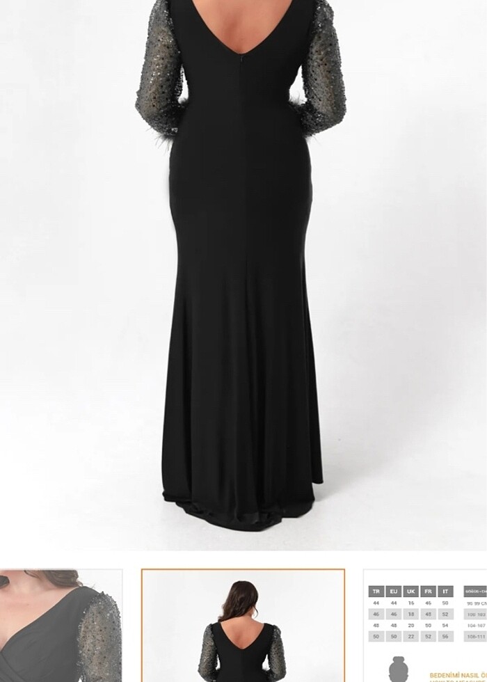 Gece abiye elbise - Görsel 5